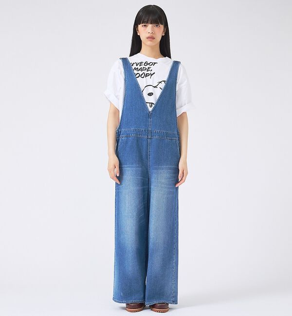 Rouge vif「【Healthy denim/ヘルシーデニム】サロペット/Cornflakes/」|スカート|