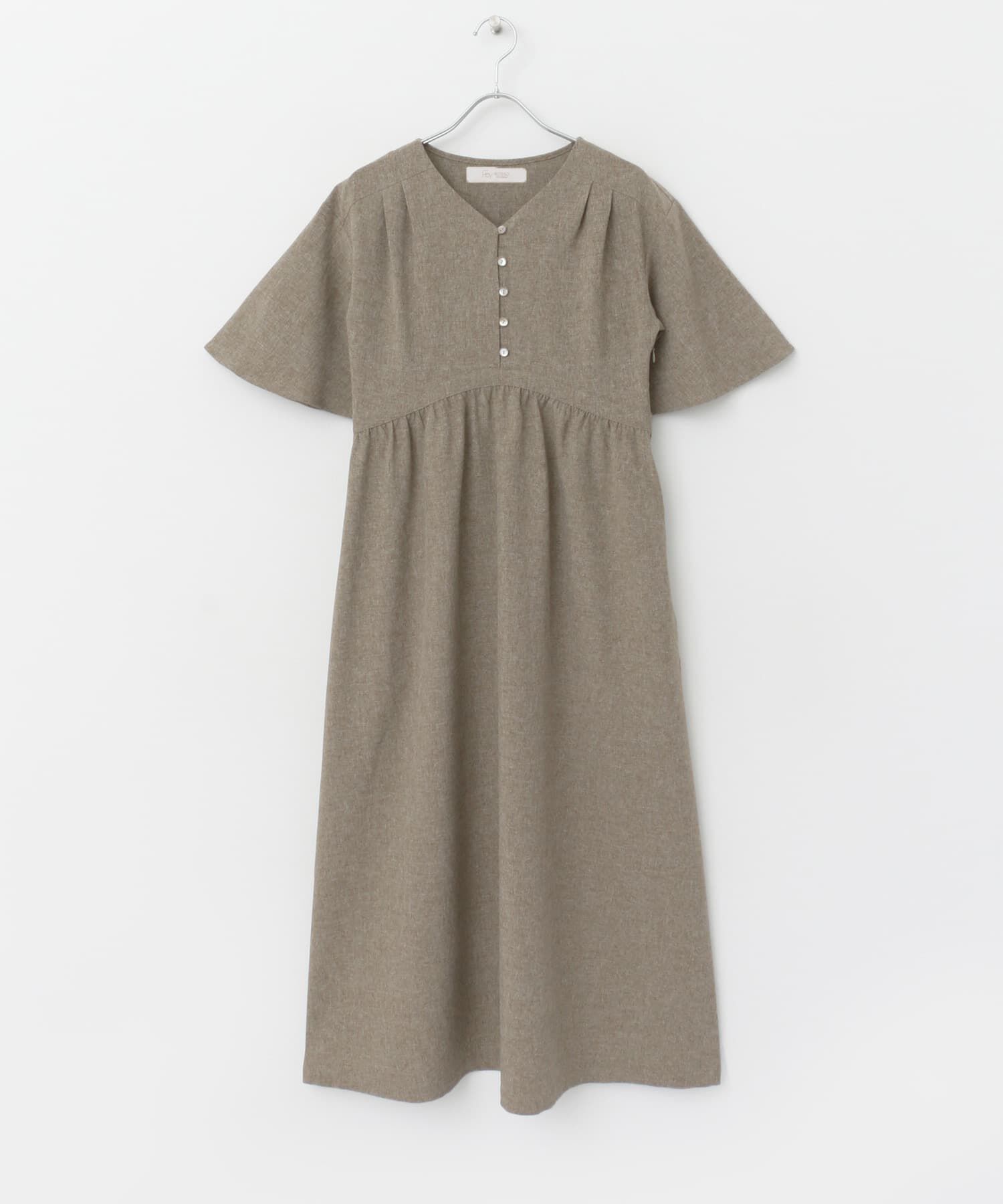 URBAN RESEARCH ROSSO「『UR TECH DRYLUXE』F by ROSSO　ウエストマークワンピース」|ワンピース|