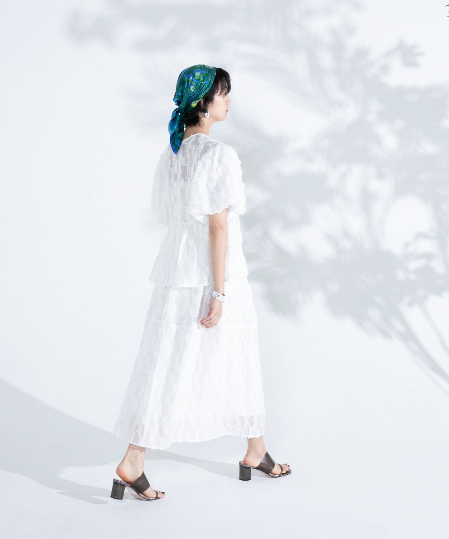 URBAN RESEARCH ROSSO「ジャガードコクーンスカート」|スカート|