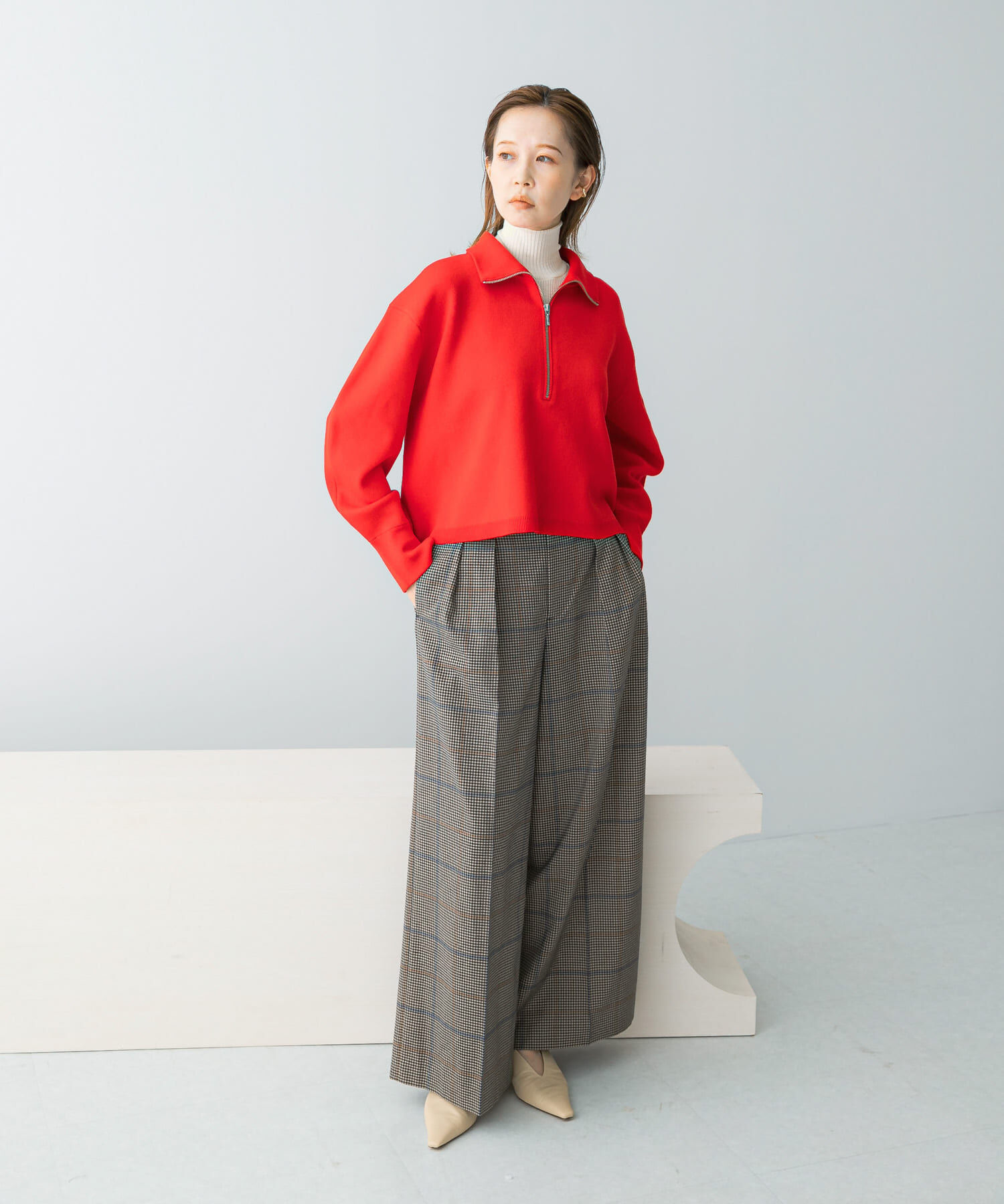 URBAN RESEARCH ROSSO「チェックワイドスラックス」|その他|