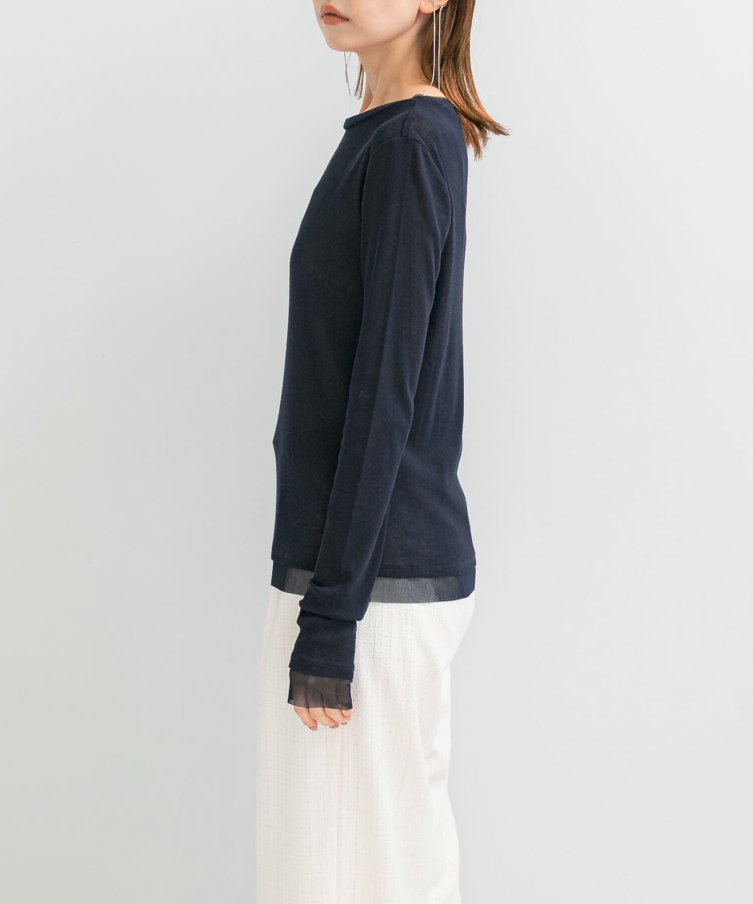 URBAN RESEARCH ROSSO「シアードッキングカットソー」|Tシャツ・カットソー|