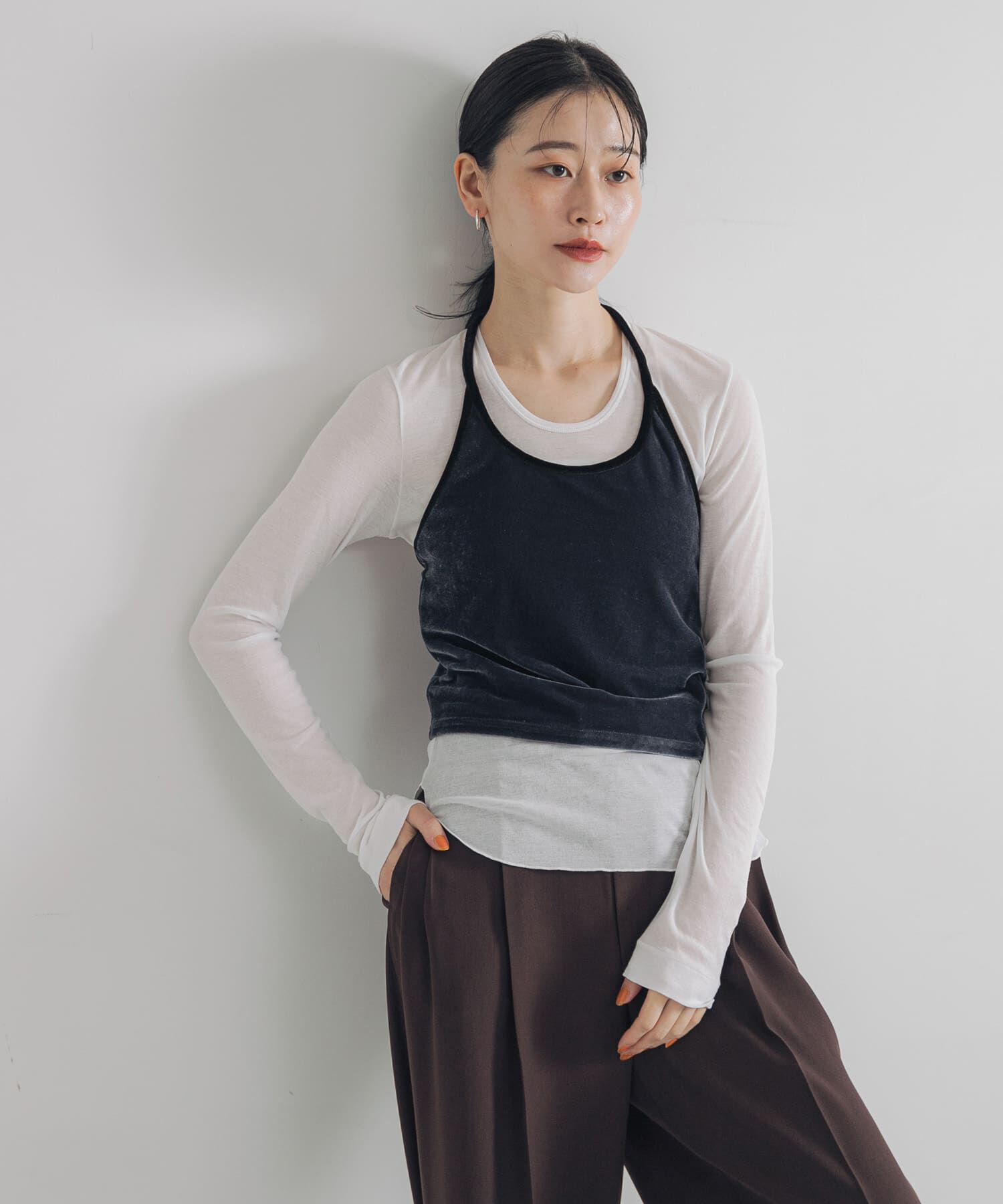 URBAN RESEARCH「強撚シアーカットソー」|Tシャツ・カットソー|ホワイト