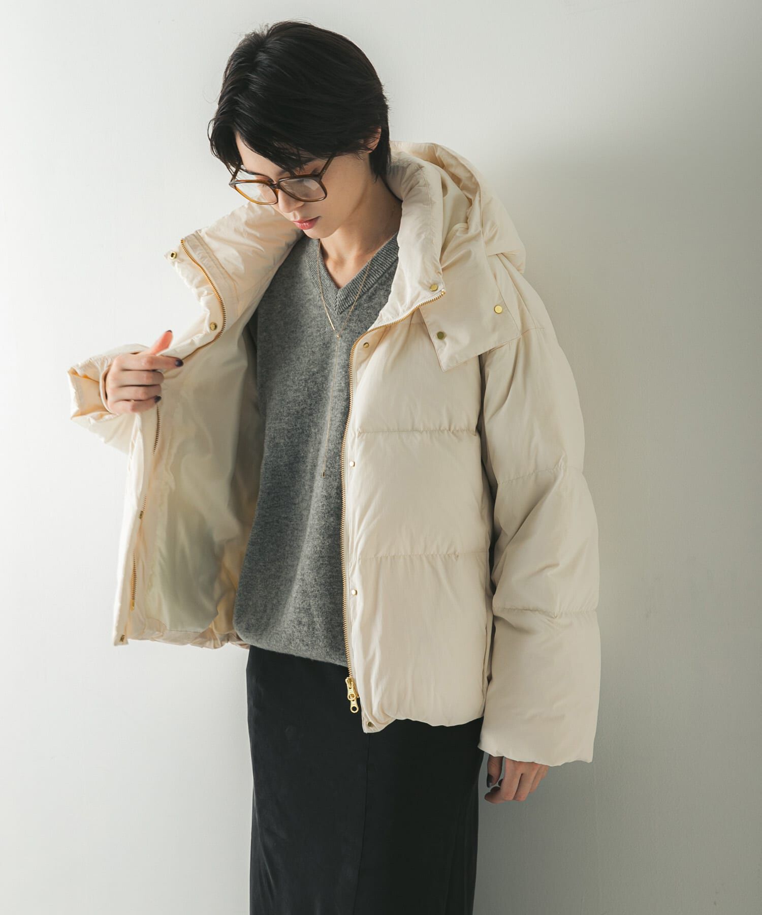 URBAN RESEARCH「2WAYフーデットダウンコート」|ダウン|