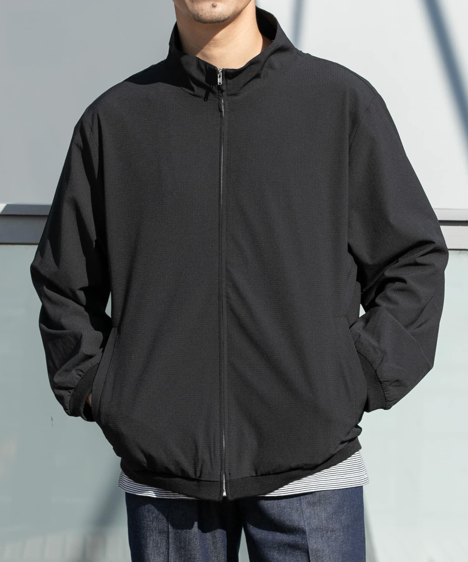 URBAN RESEARCH ROSSO「『WEB限定』『吸水 / 速乾』Air Stretch スタンドブルゾン」|ブルゾン・スタジャン|