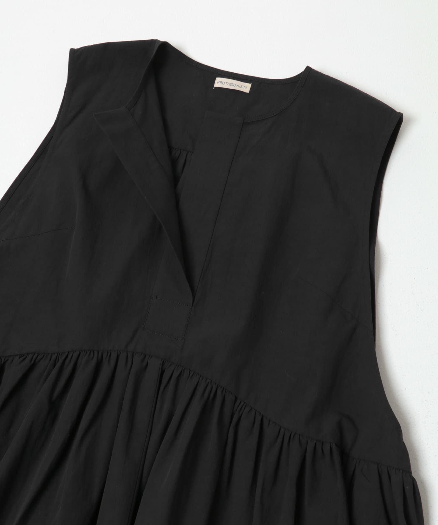 URBAN RESEARCH ROSSO「PROTAGONISTA　NO-SLEEVE GATHER BLOUSE」|シャツ・ブラウス|