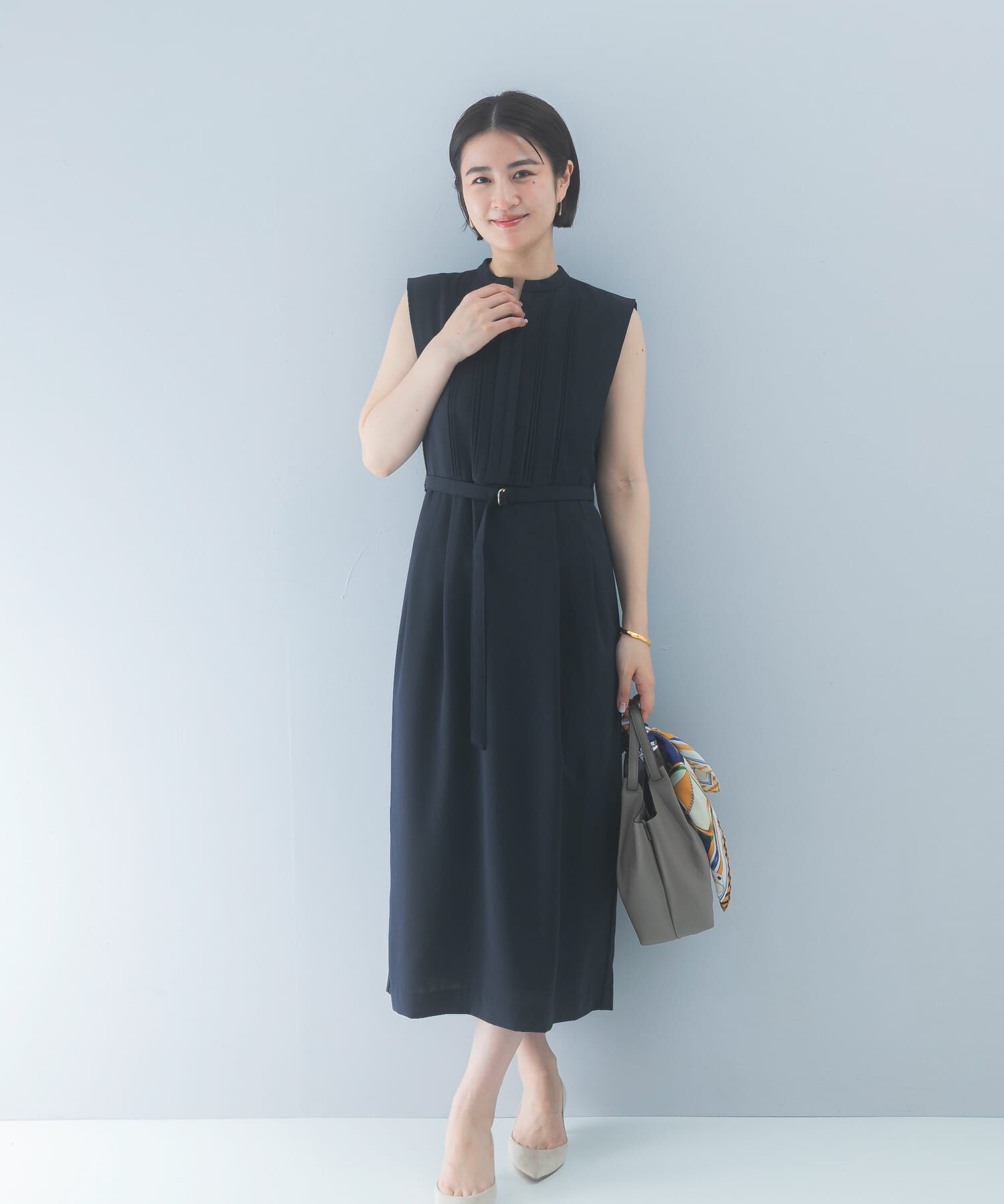 URBAN RESEARCH ROSSO「クールタッチ 防シワストレートワンピース」|ワンピース|
