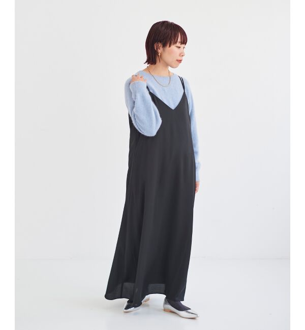 le.coeur blanc「サテンキャミワンピース」|ワンピース|