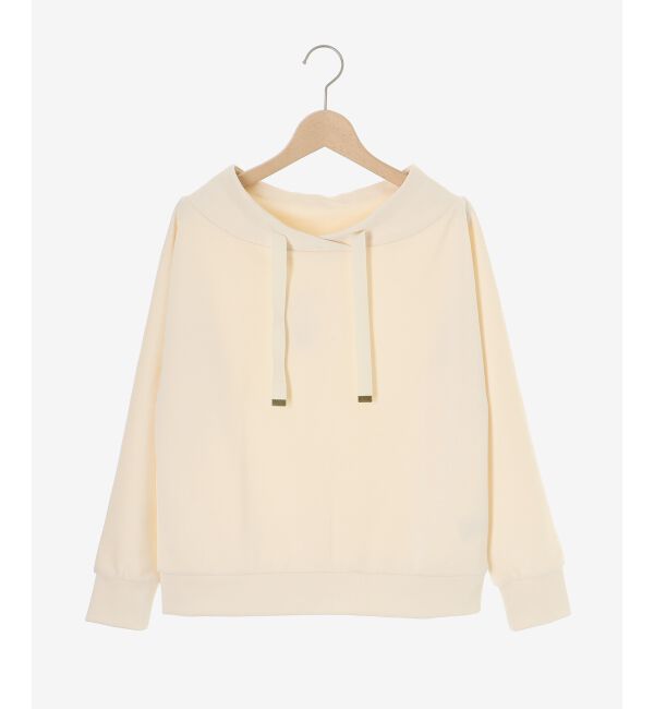 le.coeur blanc「《WEB限定アイテム》パーカーライクデザイントップス」|Tシャツ・カットソー|