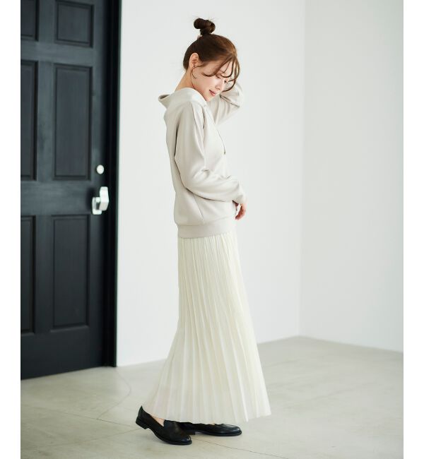 le.coeur blanc「《WEB限定アイテム》パーカーライクデザイントップス」|Tシャツ・カットソー|