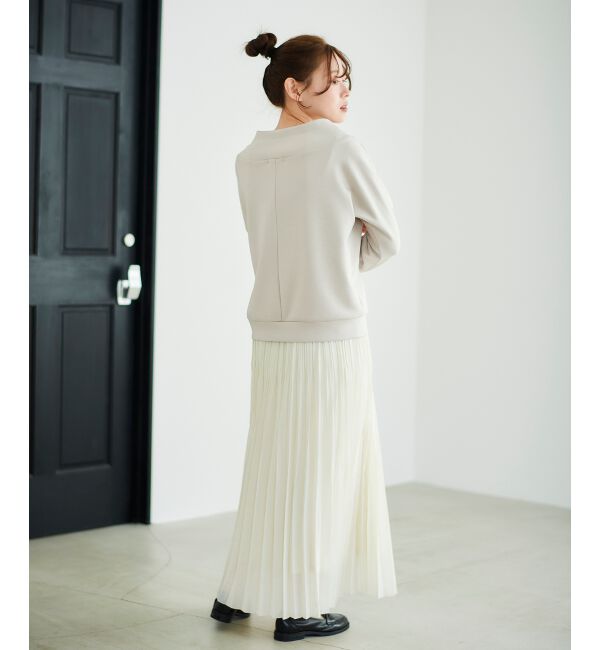 le.coeur blanc「《WEB限定アイテム》パーカーライクデザイントップス」|Tシャツ・カットソー|
