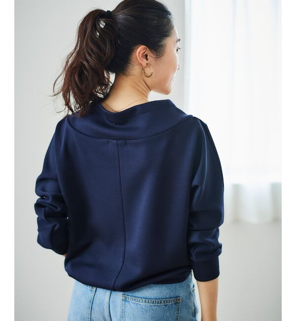 le.coeur blanc「《WEB限定アイテム》パーカーライクデザイントップス」|Tシャツ・カットソー|