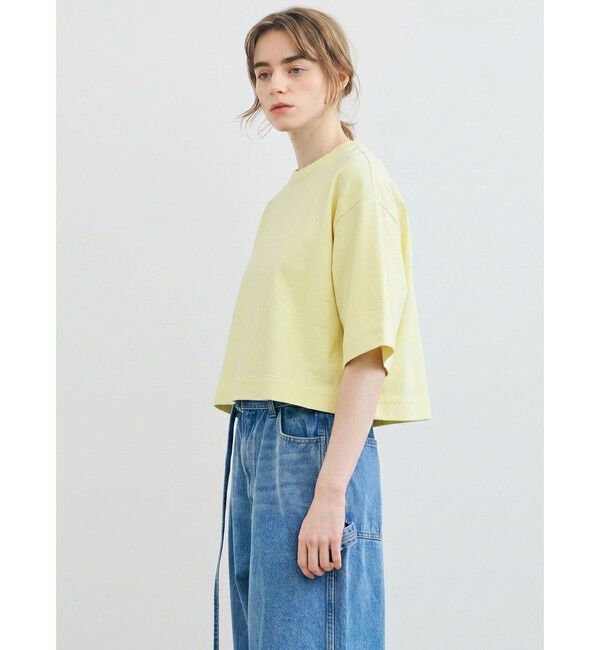 MARMARMAR「MARMARMAR ドリルフロンタブルプルオーバー」|Tシャツ・カットソー|イエロー