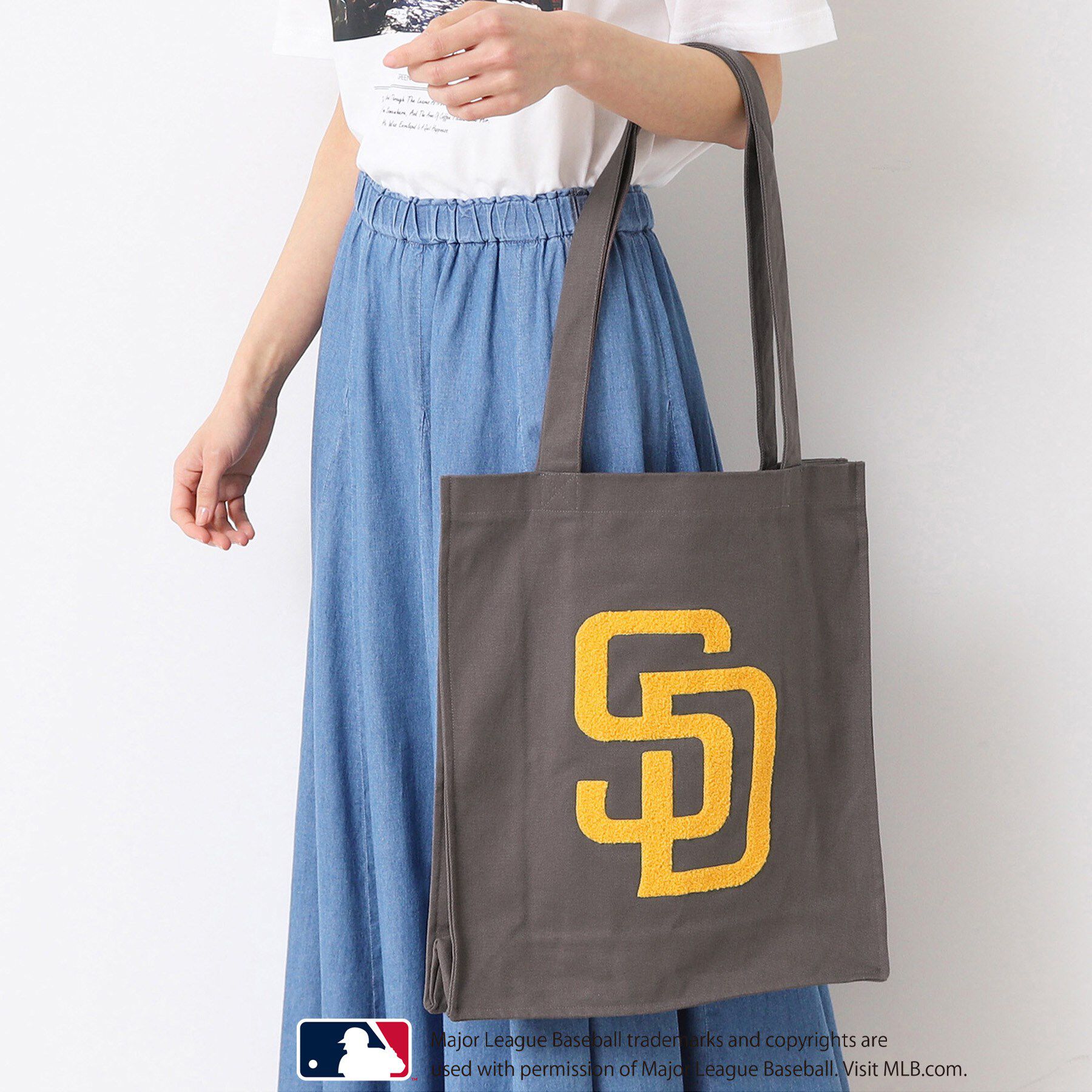 Dessin「【ユニセックス】MLB/ロゴ入りトートバッグ」|トートバッグ|