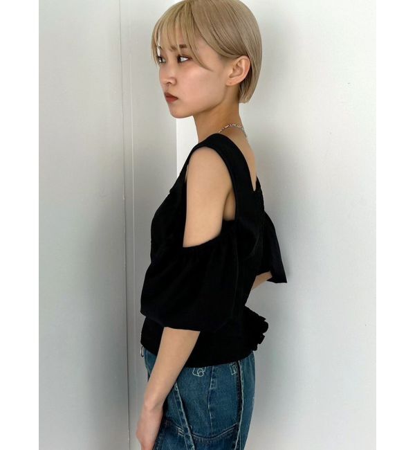 EMODA「アウトポケットオフショルダートップ」|Tシャツ・カットソー|