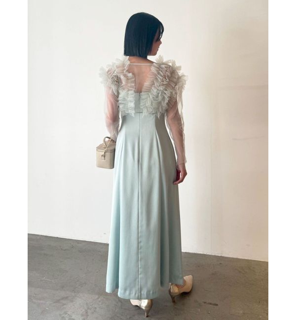 LAGUNAMOON「LADYチュールボレロキャミワンピース」|ドレス|