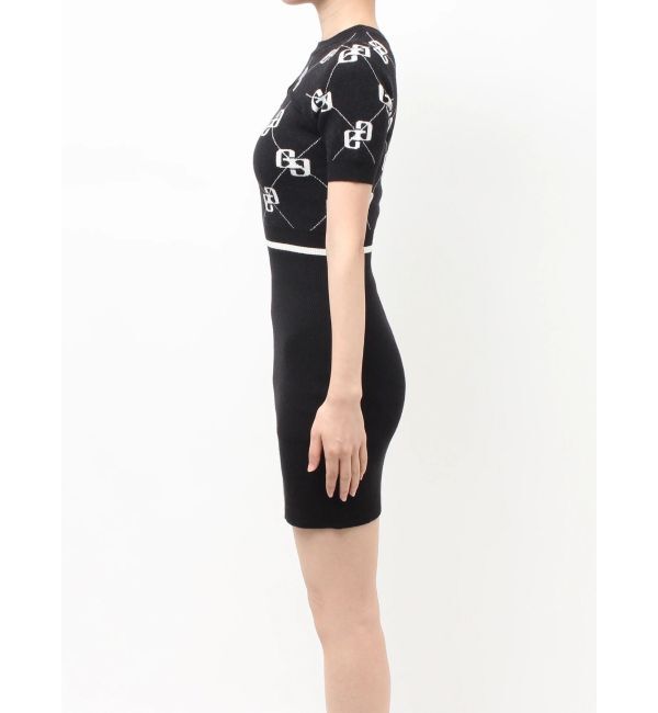GYDA「GG FRONT OPENニットワンピース」|ワンピース|