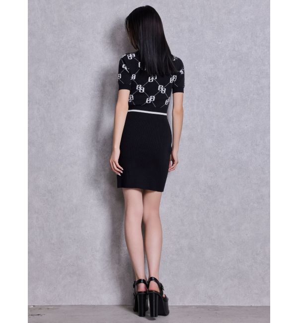 GYDA「GG FRONT OPENニットワンピース」|ワンピース|