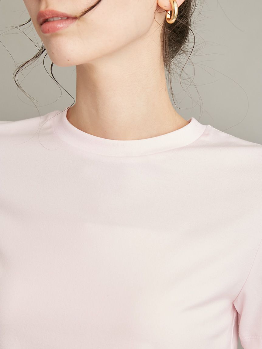 Mila Owen「【接触冷感】【冷感持続】ICEDFABRICコンパクトＴシャツ」|Tシャツ・カットソー|