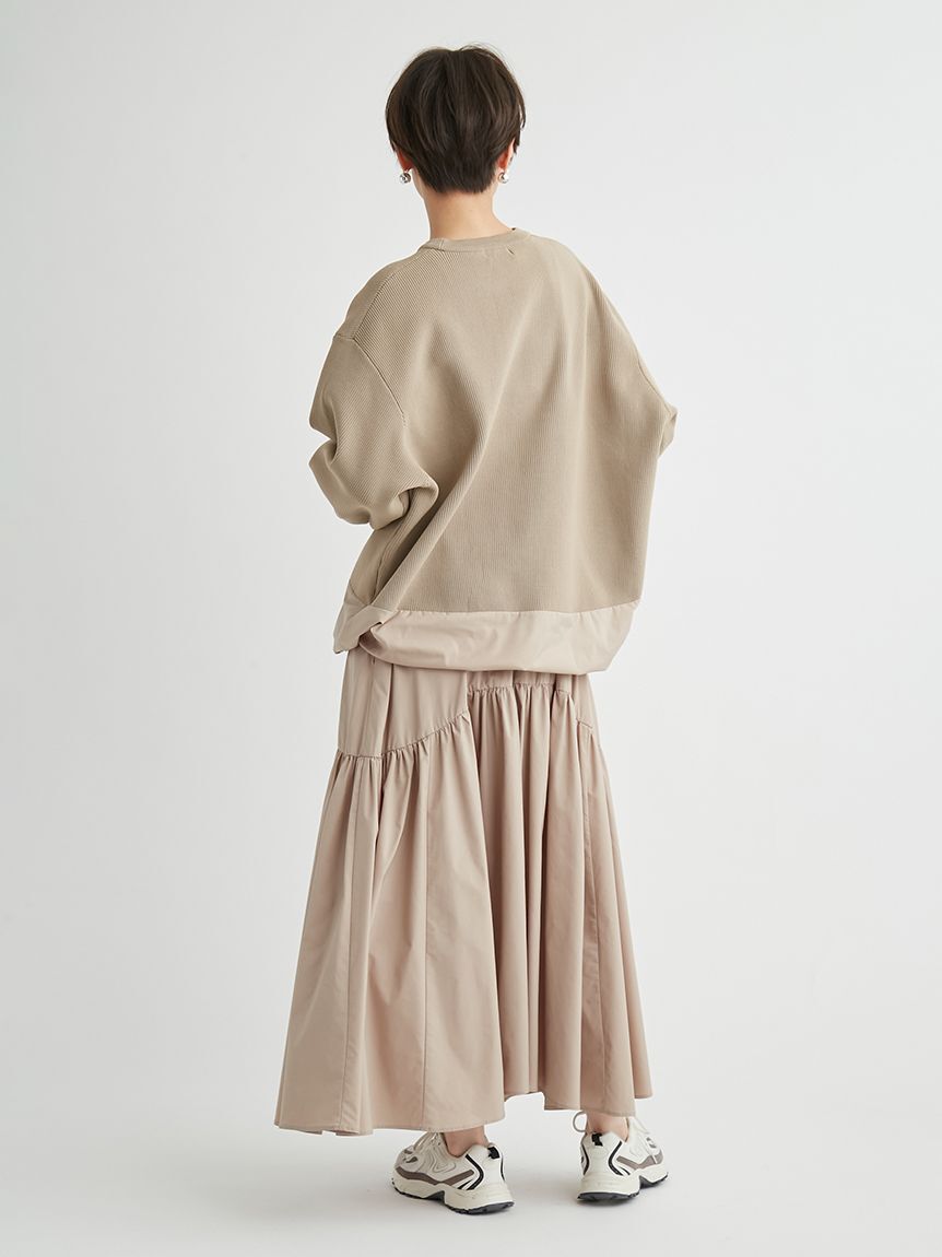 emmi atelier「【ONLINE限定】プルオーバー&times;ティアードスカートセット」|ワンピース|