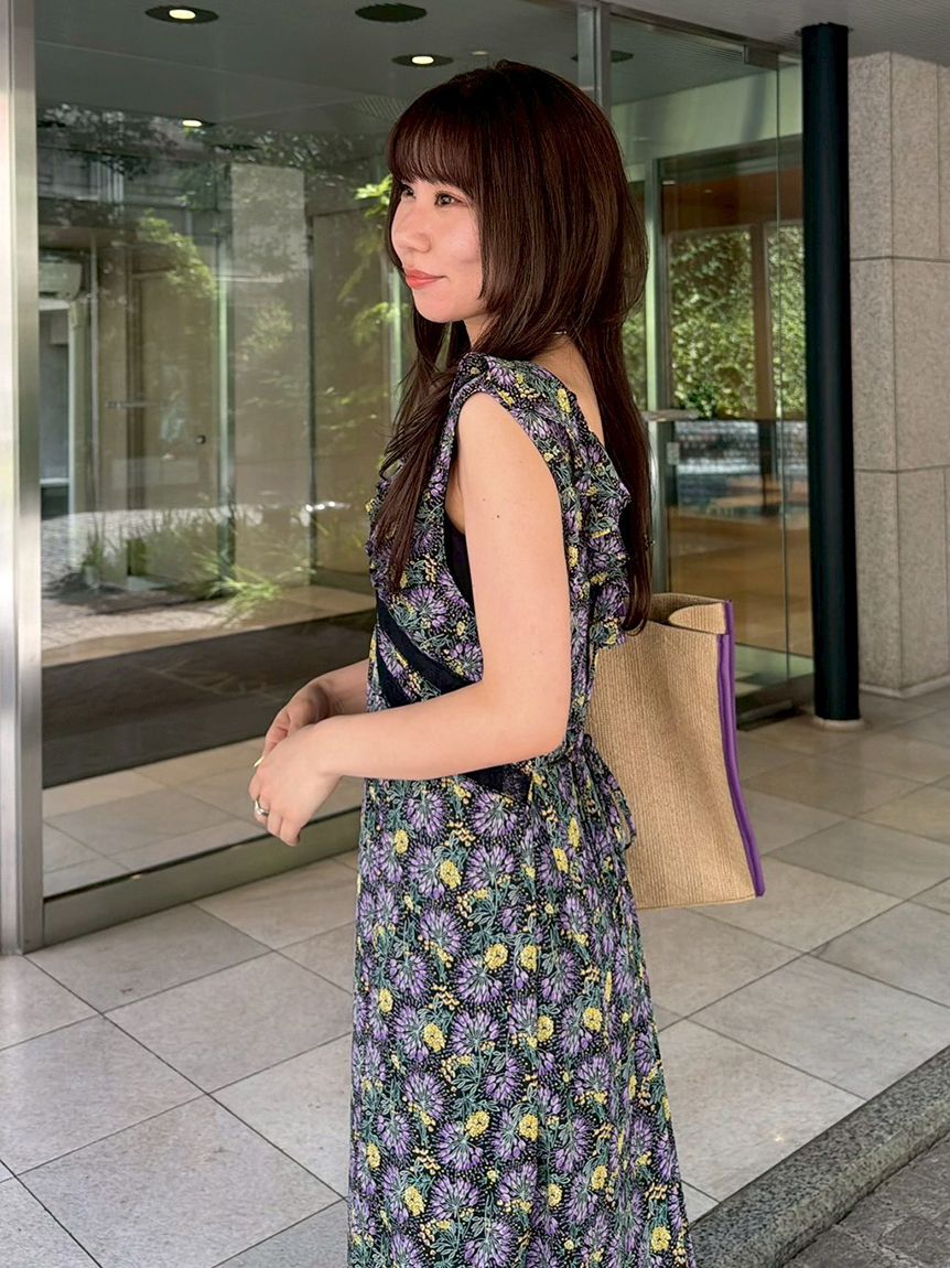 LILY BROWN「【LILY BROWN&times;ANNA SUI】フラワープリントワンピース」|ワンピース|