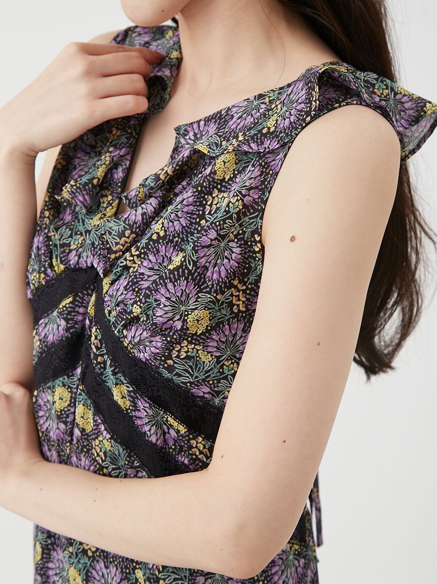 LILY BROWN「【LILY BROWN&times;ANNA SUI】フラワープリントワンピース」|ワンピース|