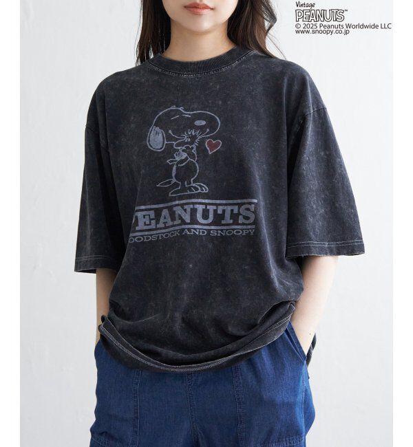 VENCE share style「PEANUTS ピーナッツ SNOOPY スヌーピー TP ヴィンテージハートフルT」|Tシャツ・カットソー|