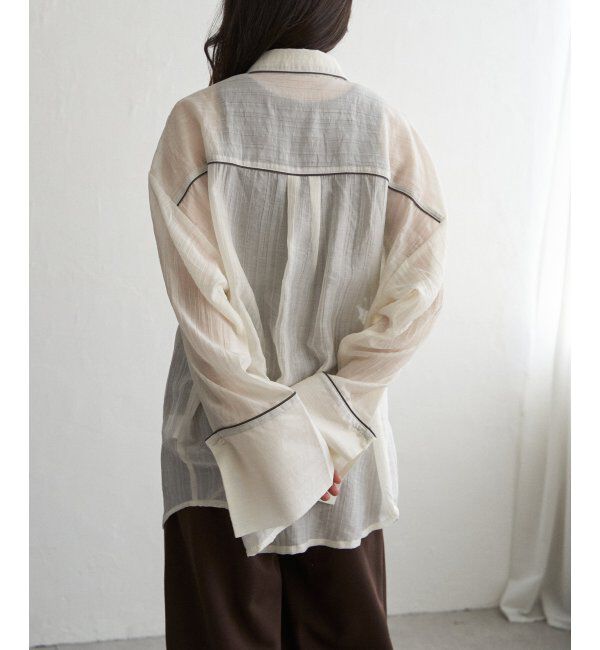 VENCE share style「ストライプビックカフスシャツ」|シャツ・ブラウス|