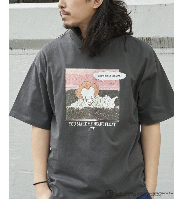 VENCE share style「USED風 IT イット プリントTシャツ 1」|Tシャツ・カットソー|