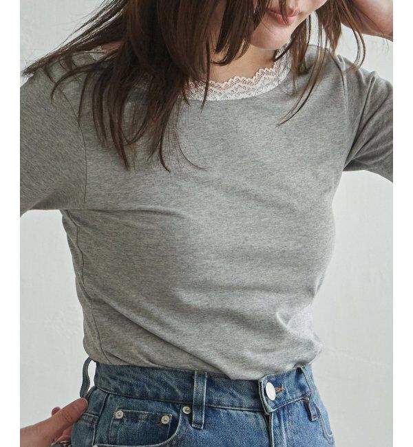 VENCE share style「襟レースバックオープンプルオーバー」|その他|