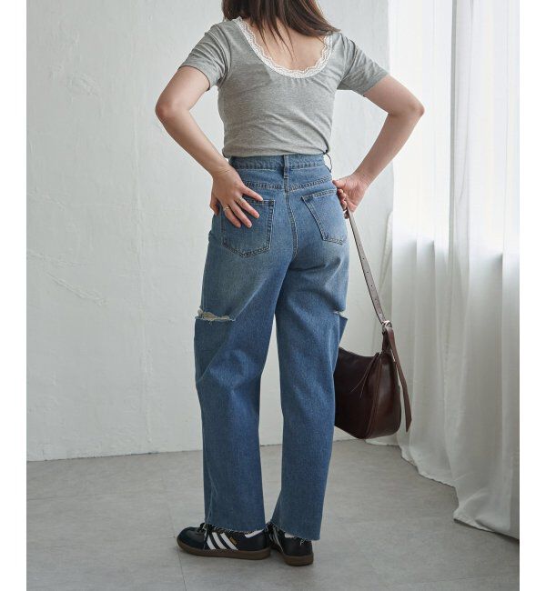 VENCE share style「襟レースバックオープンプルオーバー」|その他|
