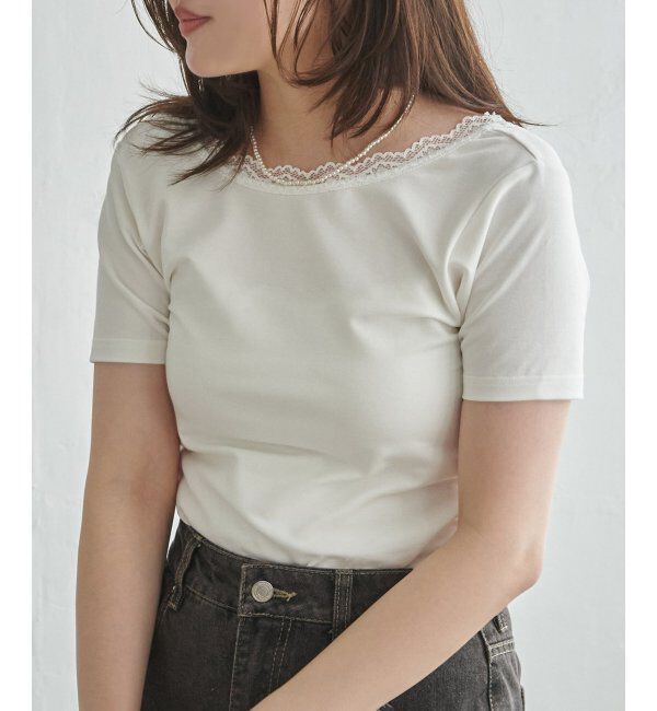 VENCE share style「襟レースバックオープンプルオーバー」|その他|