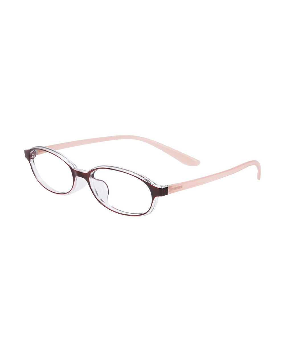  「オーバル型 リーディンググラス｜Zoff Reading Glasses（レッド）老眼鏡 フィット感のあるオーバルフレーム」|メガネ|
