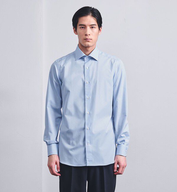 UNITED ARROWS「イージーケア AG ブロードセミワイド シャツ ―抗菌防臭―」|シャツ・ブラウス|