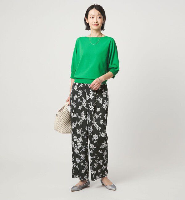 UNITED ARROWS green label relaxing「フラワー プリント パンツ」|その他|