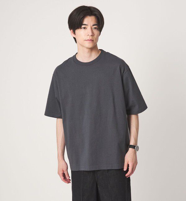 UNITED ARROWS green label relaxing「オーバーダイ クルーネック 半袖 Tシャツ カットソー」|Tシャツ・カットソー|