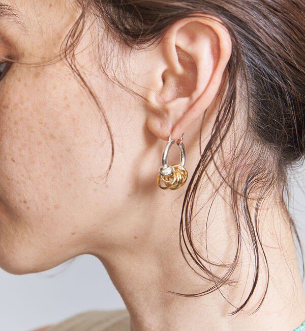 BEAUTY&YOUTH UNITED ARROWS「＜LAPUIS＞Coil Around ピアス」|ピアス|