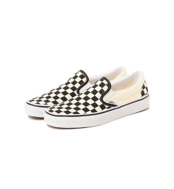 Ray BEAMS 「VANS / チェッカー スリッポン（22.5～25cm）」|スニーカー|