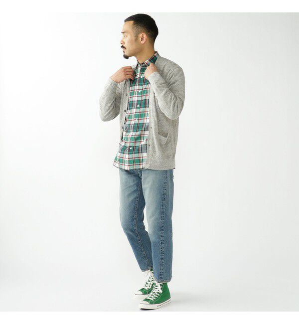 BEAMS PLUS「Cardigan Linen」|ニット・セーター|