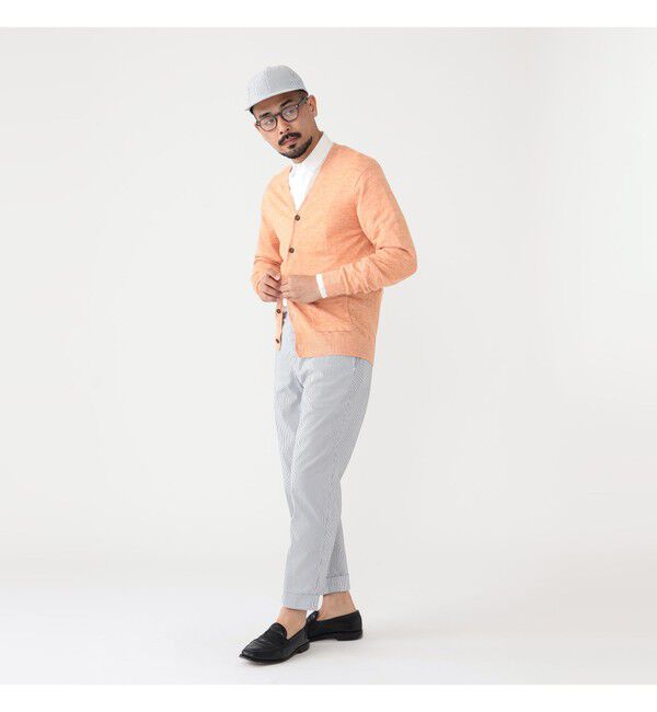 BEAMS PLUS「Cardigan Linen」|ニット・セーター|