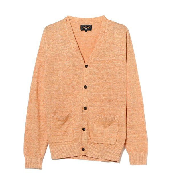 BEAMS PLUS「Cardigan Linen」|ニット・セーター|