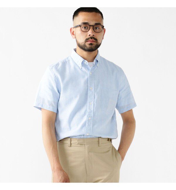 BEAMS PLUS「B.D. Short Sleeve COOLMAX(R) Linen」|シャツ・ブラウス|