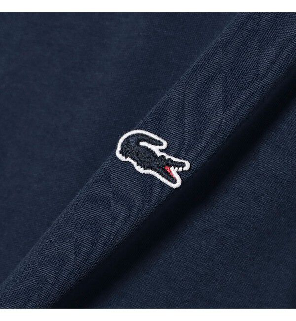 BEAMS「BEAMS｜LACOSTE / ベーシック ロングスリーブ Tシャツ｜ 長袖｜ロンT｜ロゴ刺繍 」|Tシャツ・カットソー|