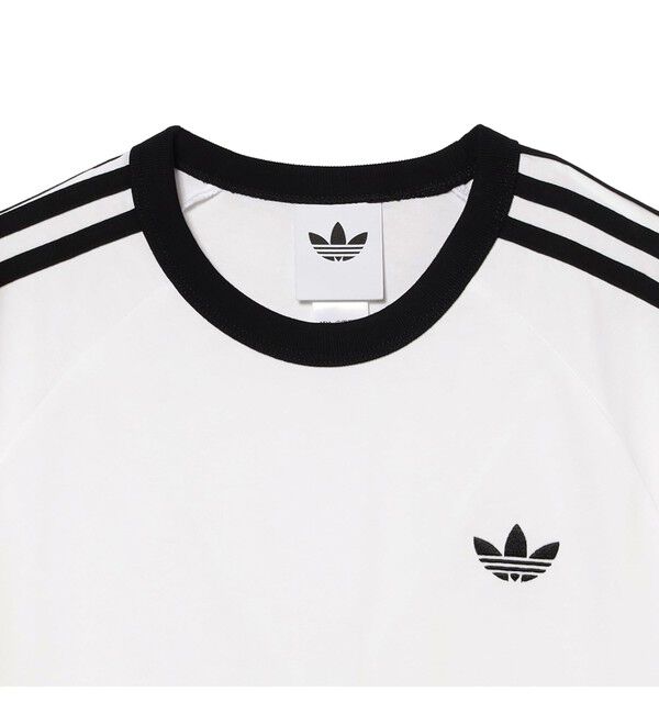 BEAMS「BEAMS｜adidas / スリーストライプ Tシャツ｜スリーストライプス｜レギュラーフィット｜コットン100％｜」|Tシャツ・カットソー|