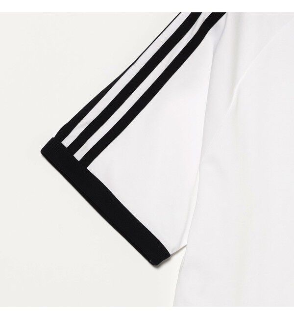 BEAMS「BEAMS｜adidas / スリーストライプ Tシャツ｜スリーストライプス｜レギュラーフィット｜コットン100％｜」|Tシャツ・カットソー|