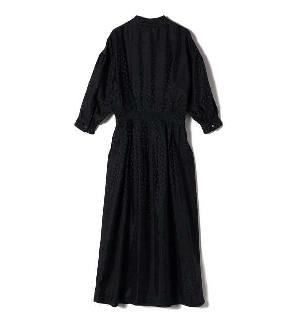 SHIPS for women「〈結婚式・パーティ〉【SHIPS別注】APUPIL:〈手洗い可能〉ジャカード 7分袖 ワンピース」|ワンピース|