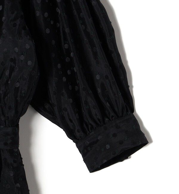 SHIPS for women「〈結婚式・パーティ〉【SHIPS別注】APUPIL:〈手洗い可能〉ジャカード 7分袖 ワンピース」|ワンピース|