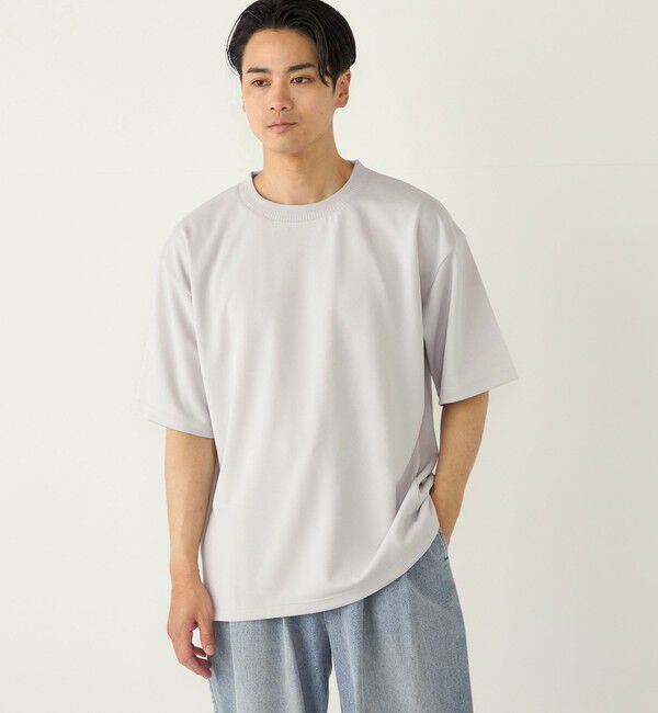 SHIPS Colors 「【WEB限定】SHIPS Colors:Wフェイス ニット襟 Tシャツ◇」|Tシャツ・カットソー|
