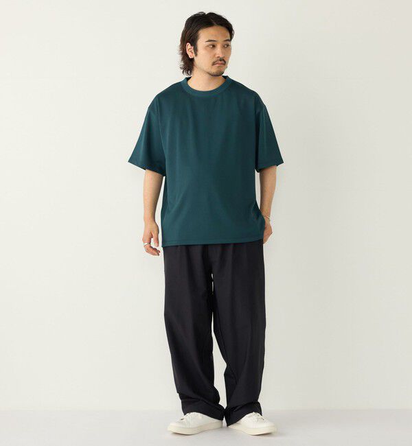 SHIPS Colors 「【WEB限定】SHIPS Colors:Wフェイス ニット襟 Tシャツ◇」|Tシャツ・カットソー|