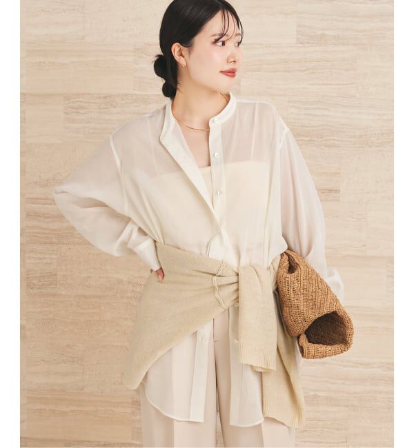 Plage「organdy sheer シャツ」|シャツ・ブラウス|