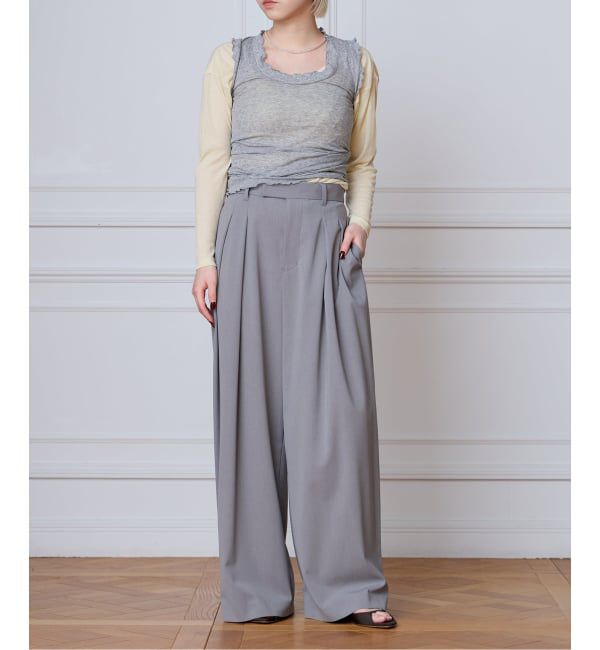 seamless basic./シームレスベーシック Flounce タンクトップ（IENA LA